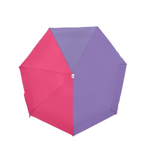 Lilac & Pink folding compact umbrella – ELIZABETH