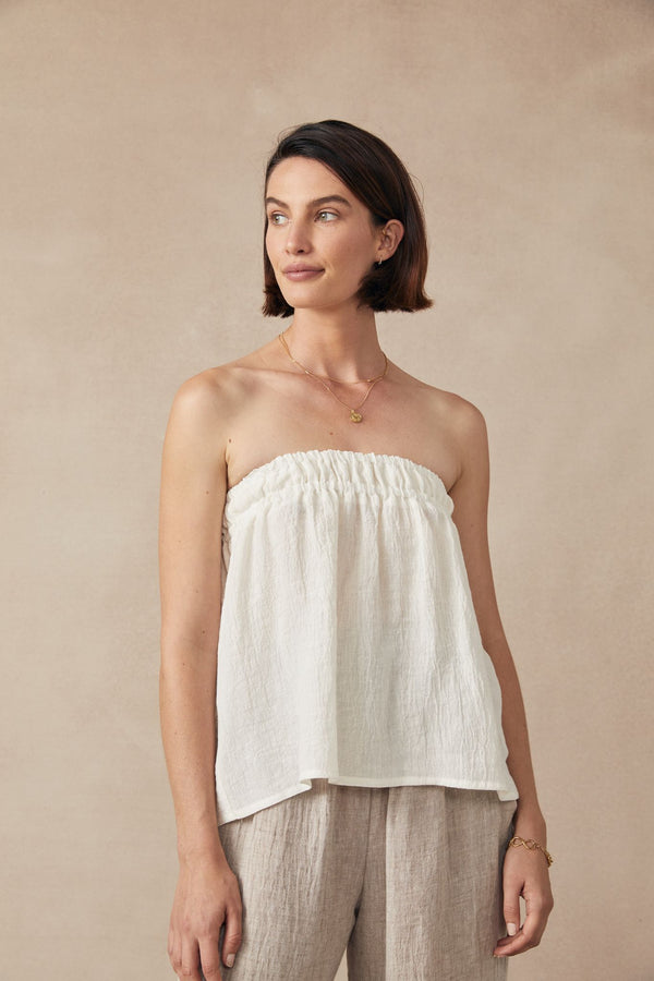 Ruby Top - Ivory