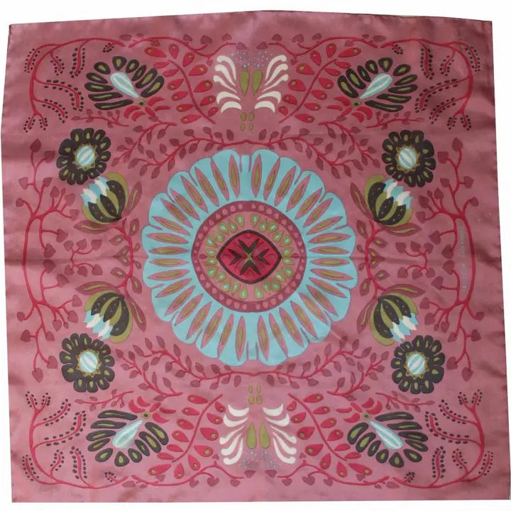 Mini Marushka Silk Scarf - Rose Pink