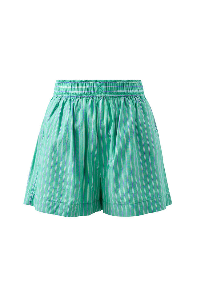 Mila Short - Zesty Green Stripe