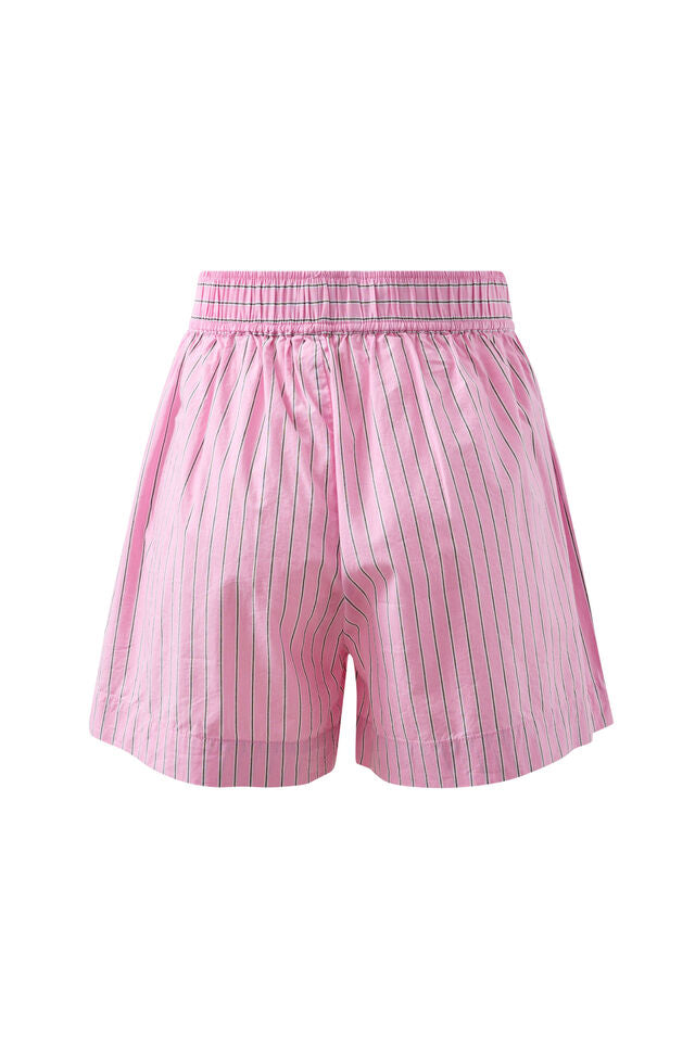 Mila Short - Hibiscus Pink Stripe