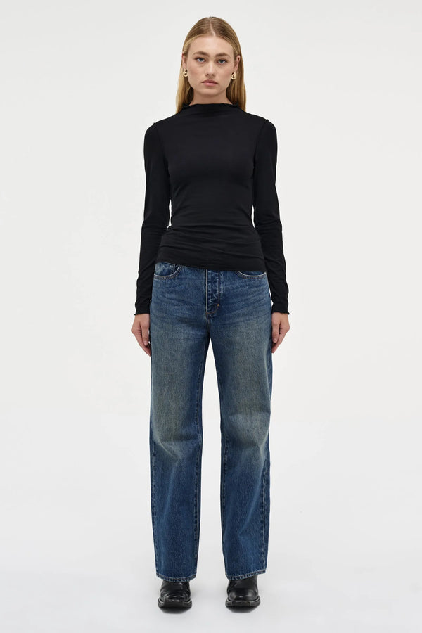 Modal Long Sleeve Mockneck