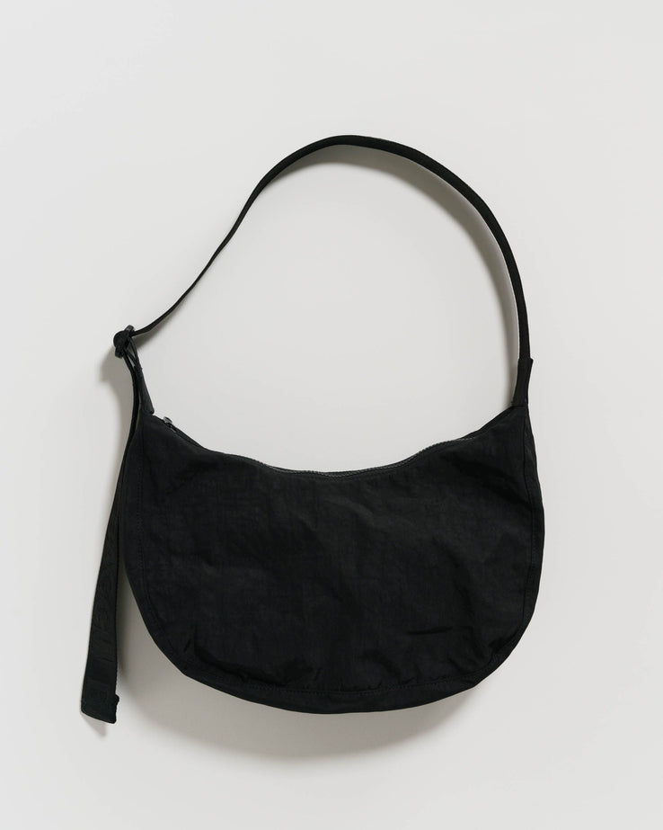 Baggu Medium Nylon Crescent Bag - Black