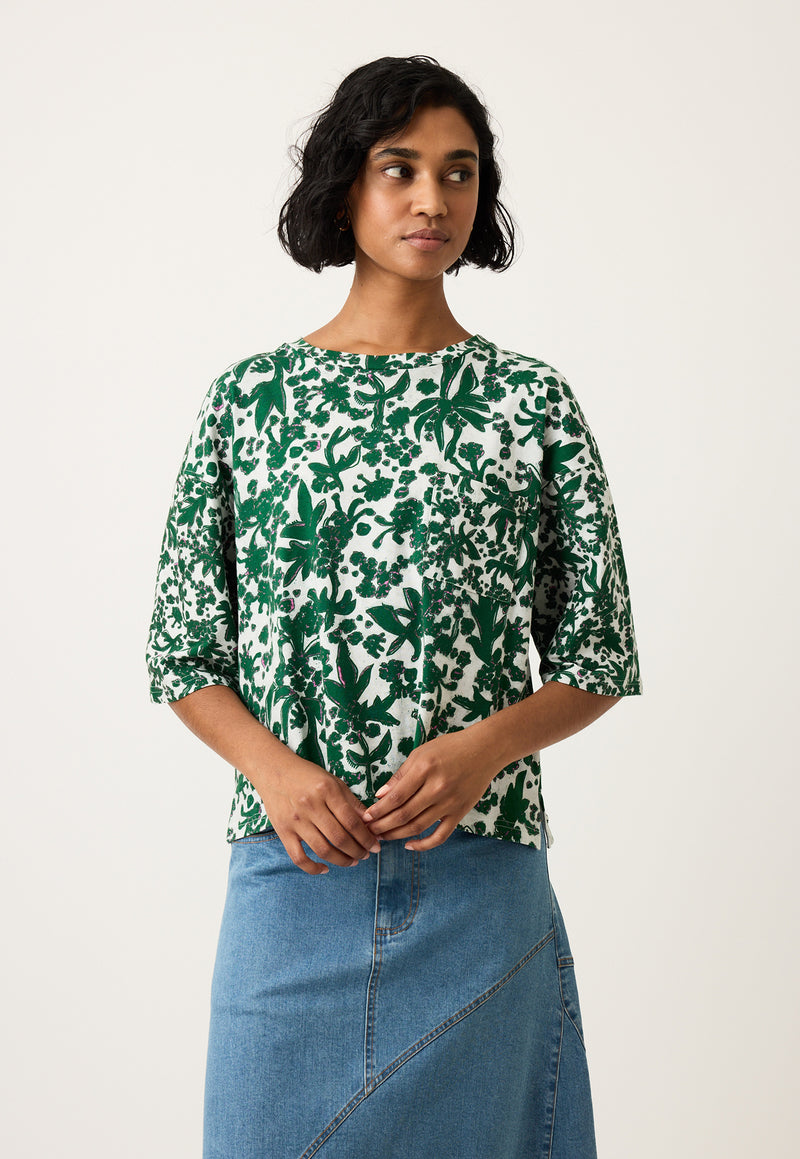 Tasmin Boxy Tee - Parsley