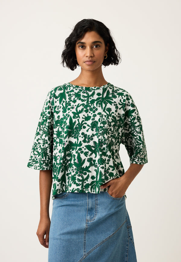 Tasmin Boxy Tee - Parsley