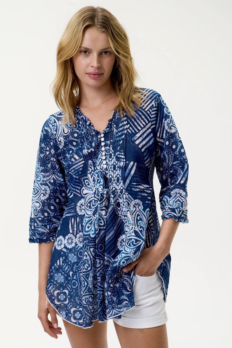 Poppy Top - Mandala Print