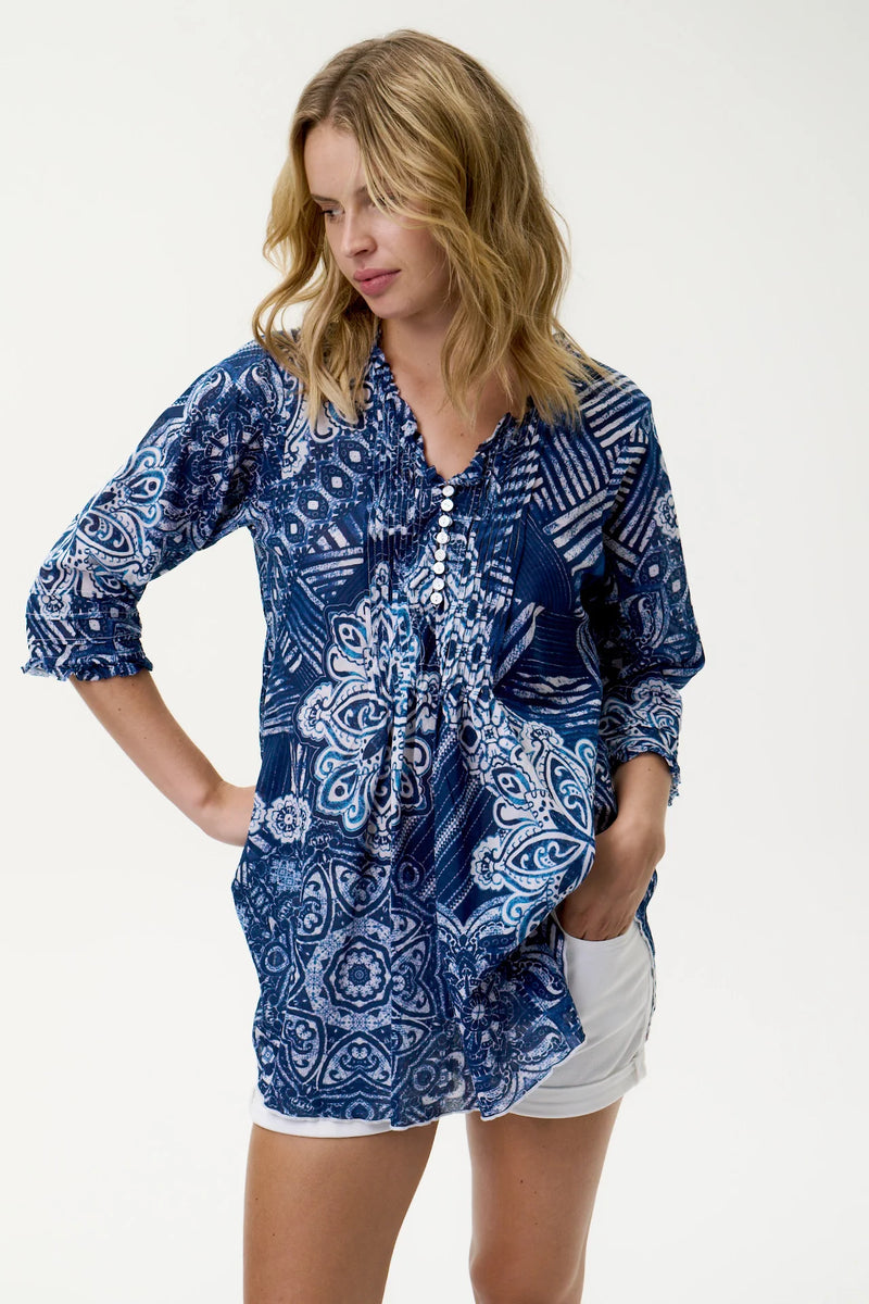 Poppy Top - Mandala Print