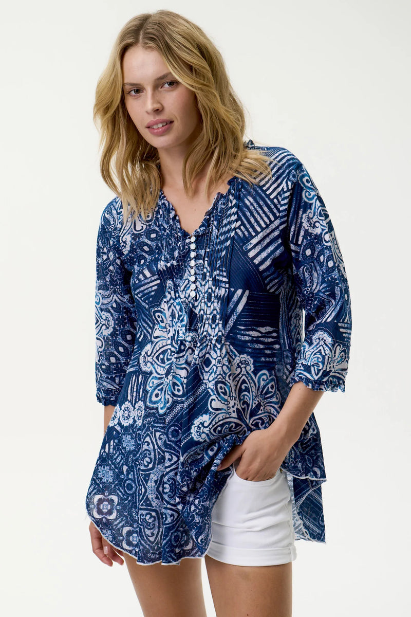 Poppy Top - Mandala Print