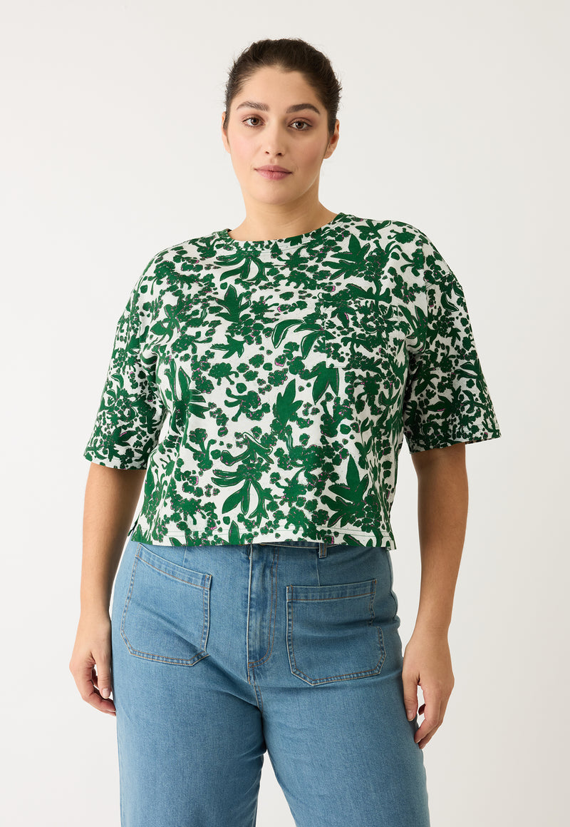 Tasmin Boxy Tee - Parsley