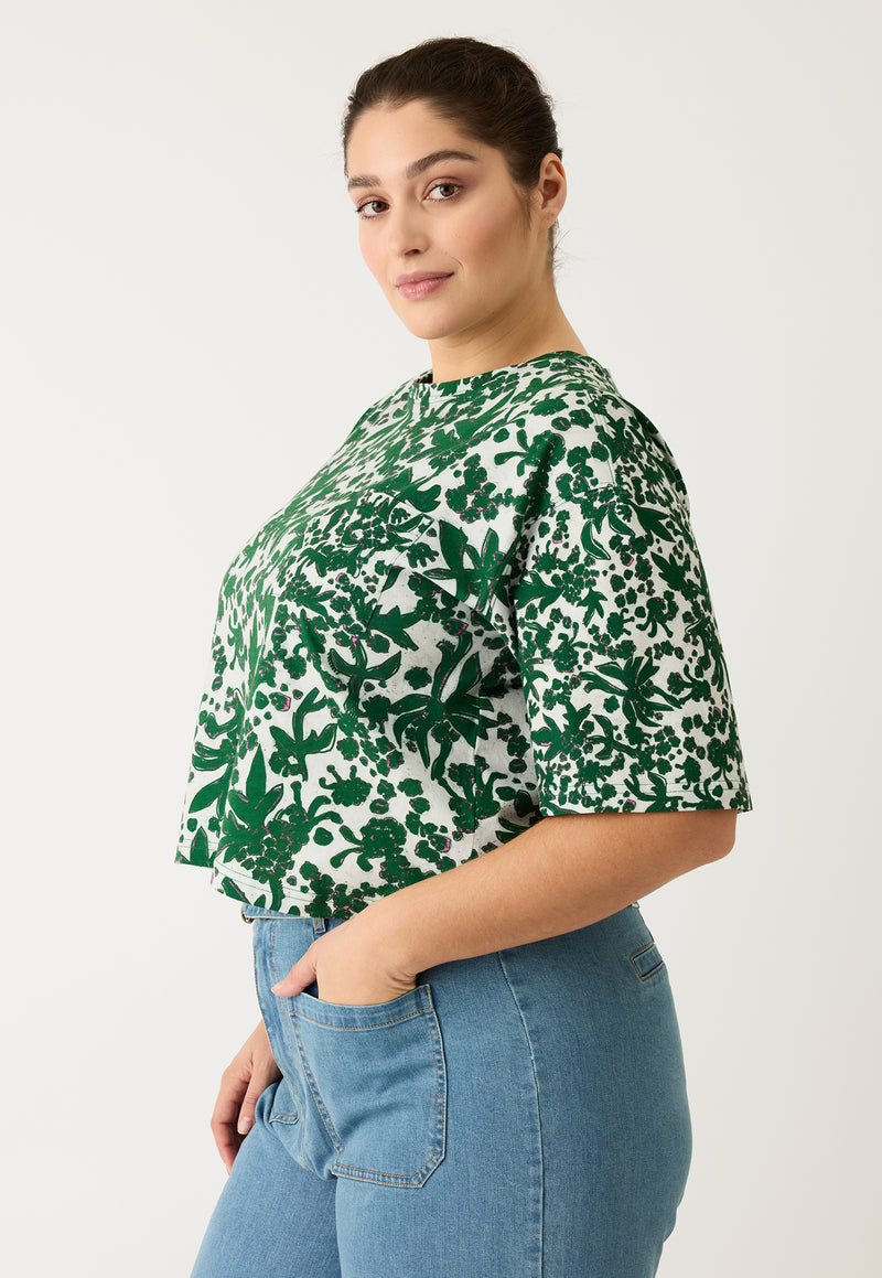Tasmin Boxy Tee - Parsley