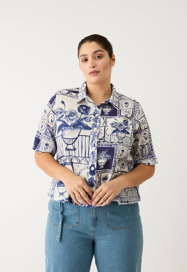 Summer Shirt - Lyon Tile