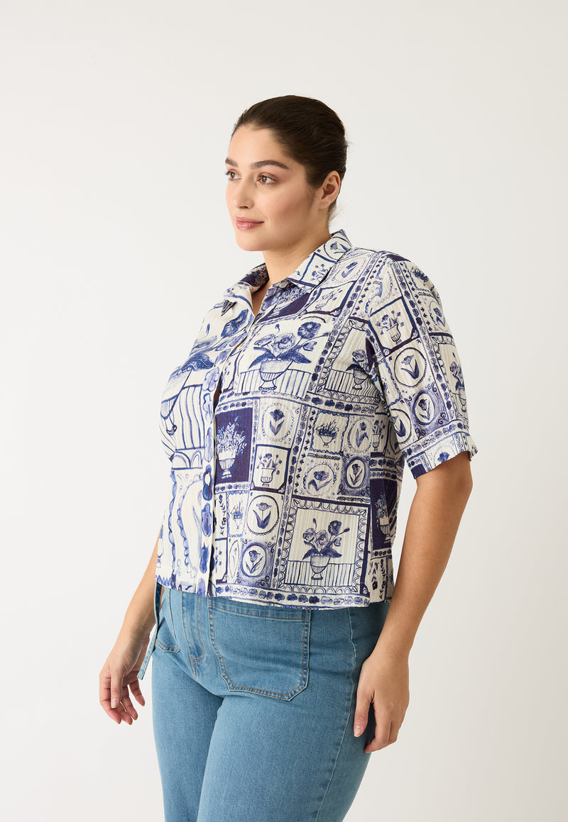 Summer Shirt - Lyon Tile