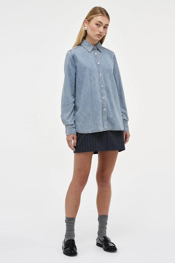 Bessette Denim Shirt - Indigo Dust