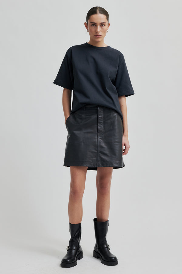 Sila SS Oversize Tee - Dark Gray