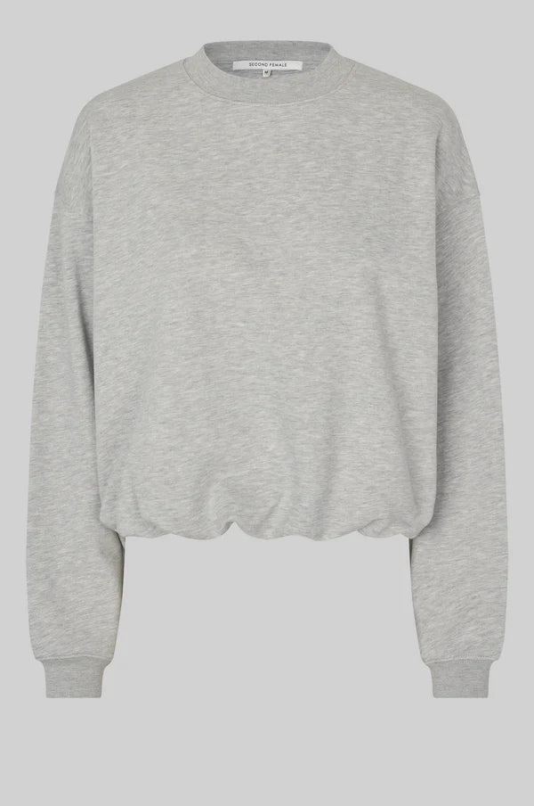 Abadell Balloon Sweat - Grey Melange