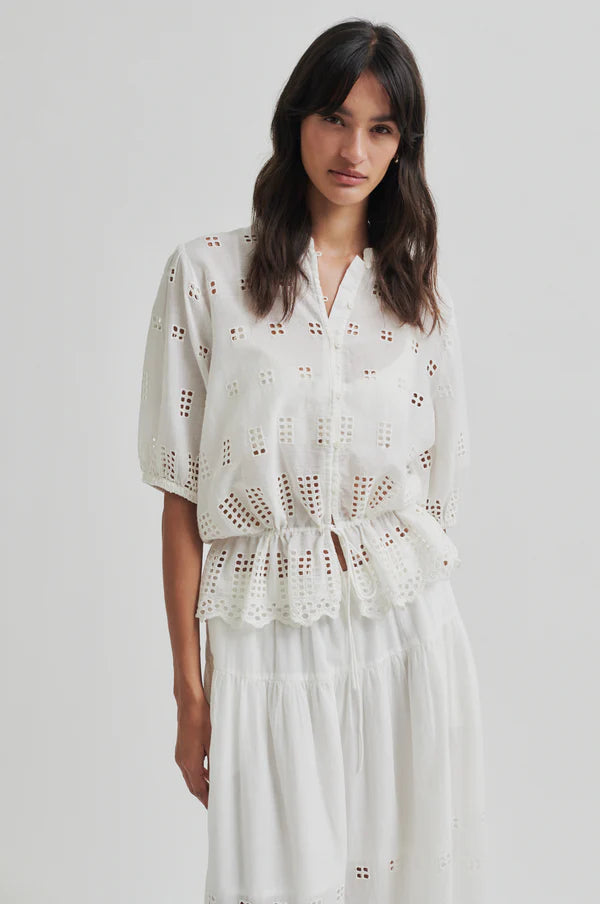 Elenore Shirt - White Alyssum