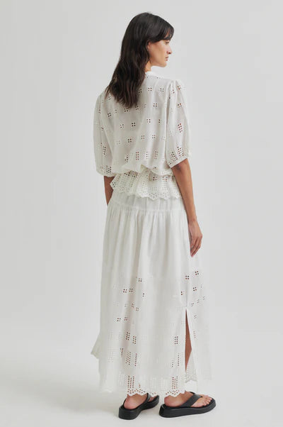 Elenore Shirt - White Alyssum