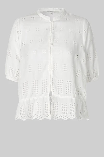 Elenore Shirt - White Alyssum
