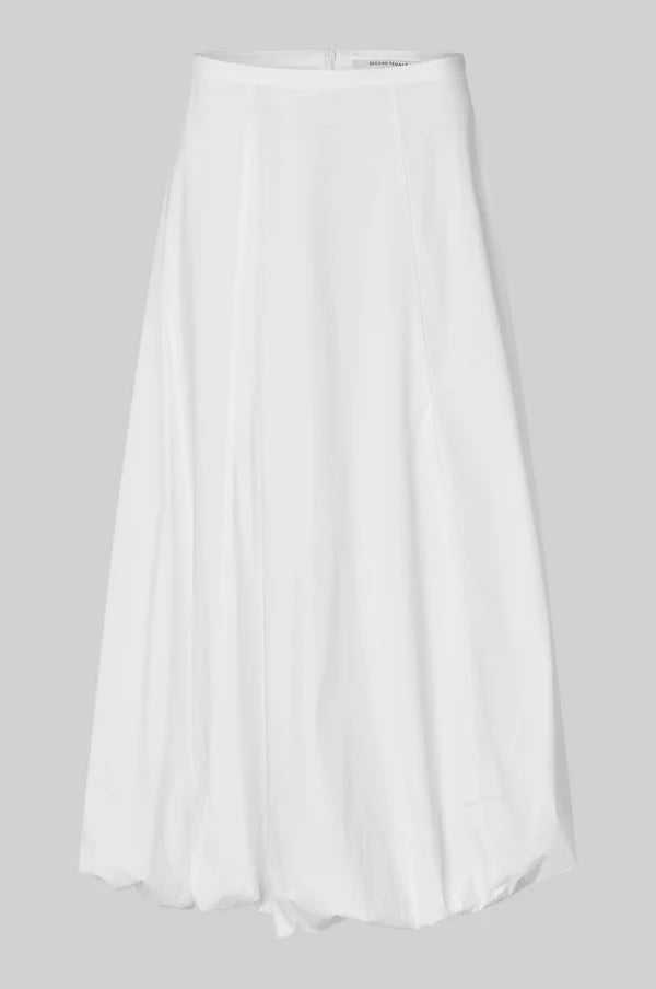 Viktoria Balloon Skirt - White