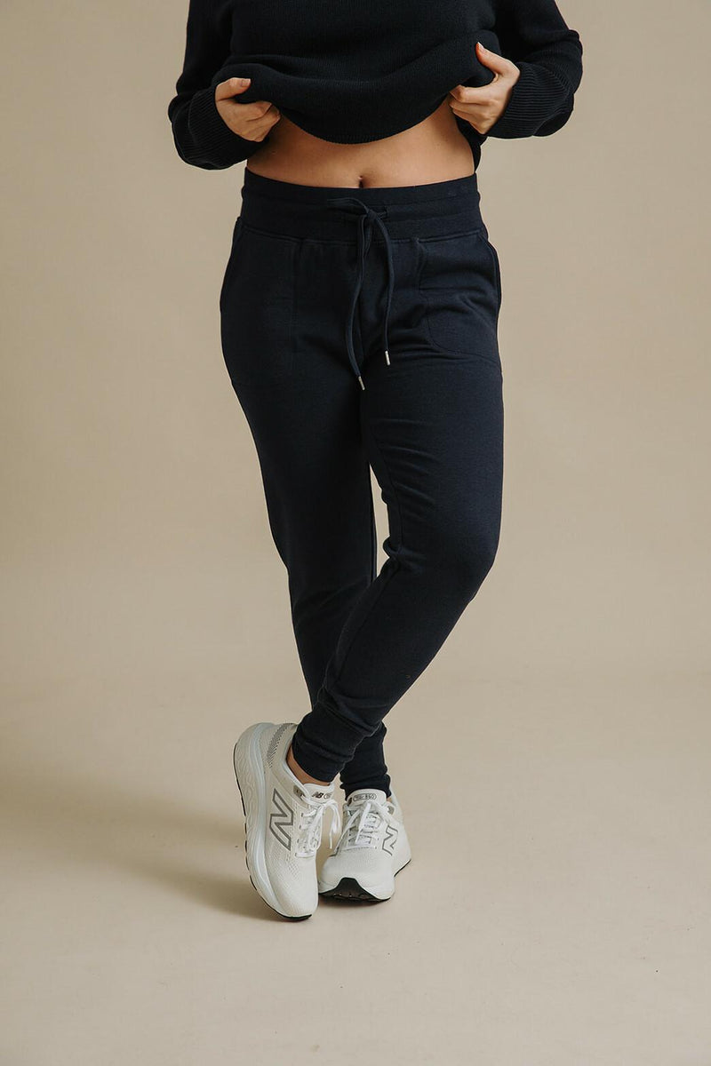 Heavenly Fleece Jogger - Deep Ocean