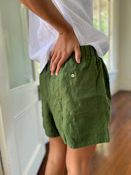 Abbey Shorts - Moss