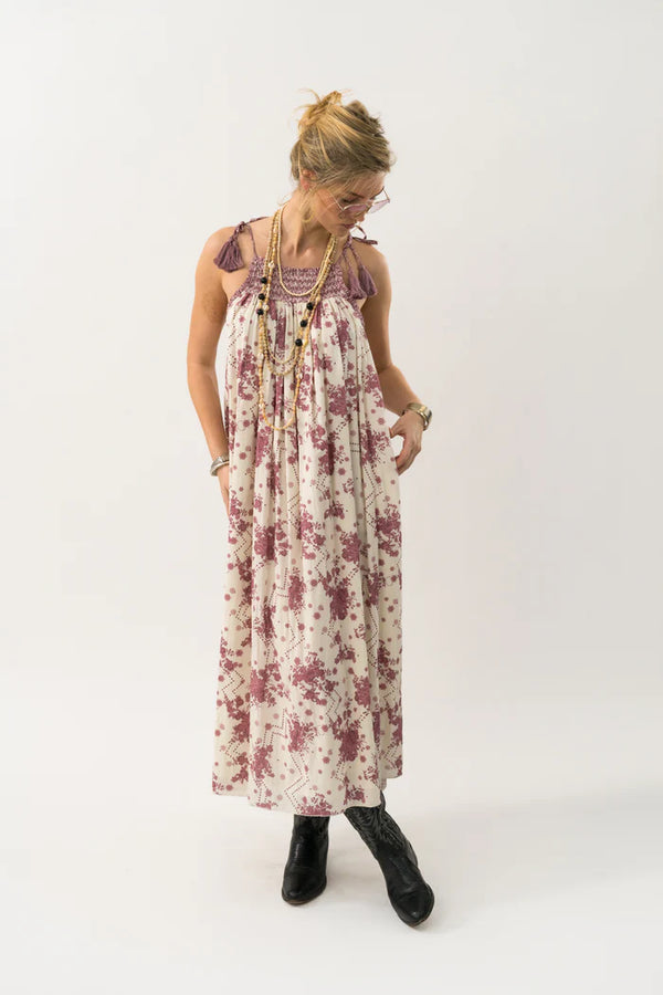 Ango Maxi Dress - Flower Print