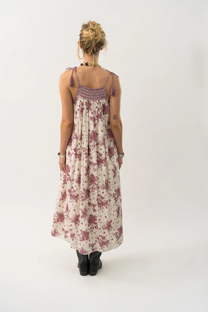 Ango Maxi Dress - Flower Print