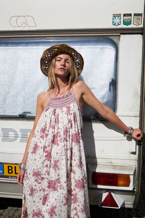 Ango Maxi Dress - Flower Print