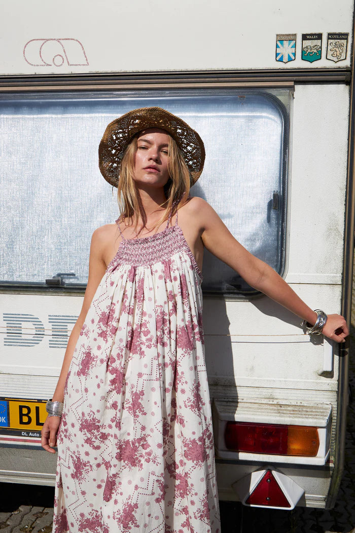 Ango Maxi Dress - Flower Print