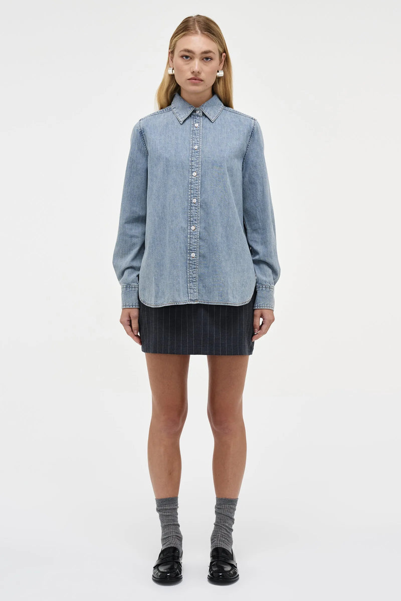 Bessette Denim Shirt - Indigo Dust