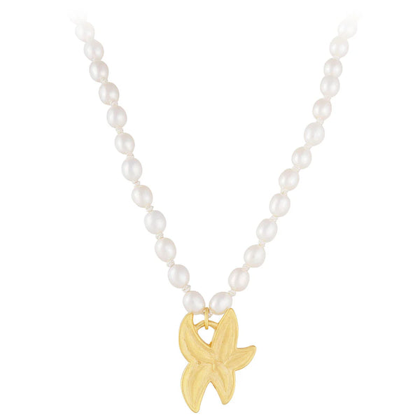 Starfish Pearl Necklace