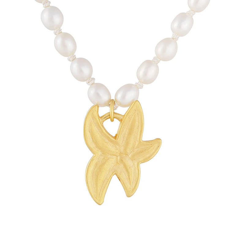 Starfish Pearl Necklace