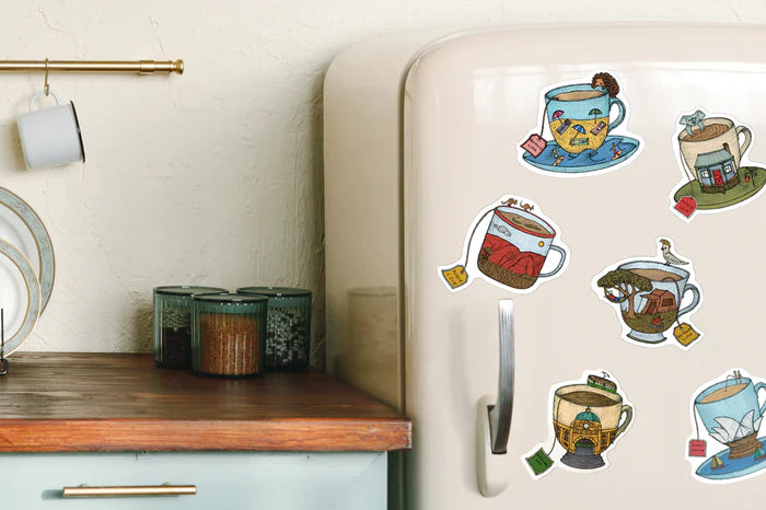 Outback Teacup Magnet