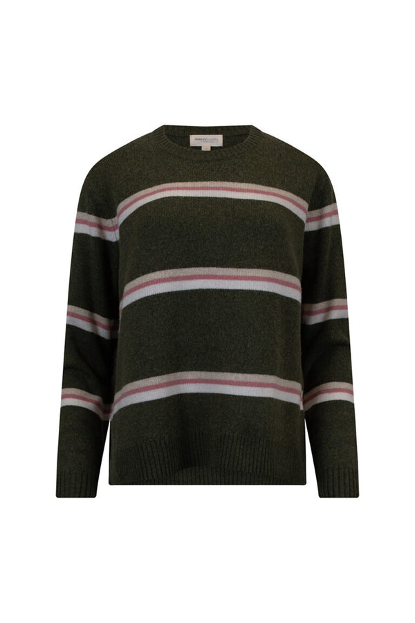 Compass Stripe Sweater - Grass