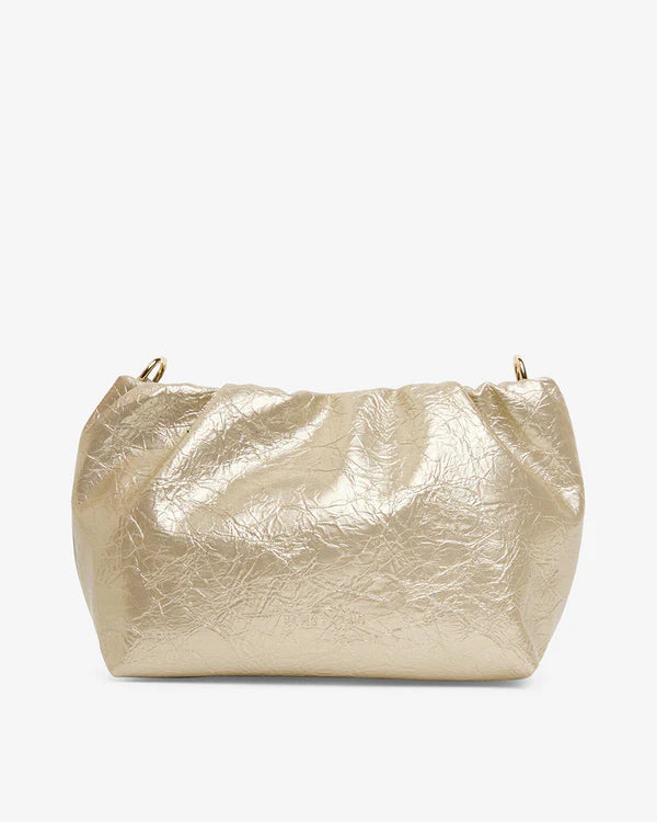Monty Crossbody Bag - Light Gold Crinkle