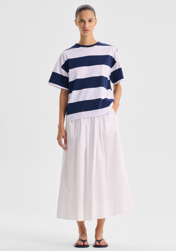 Rory Stripe Tee - Navy/White