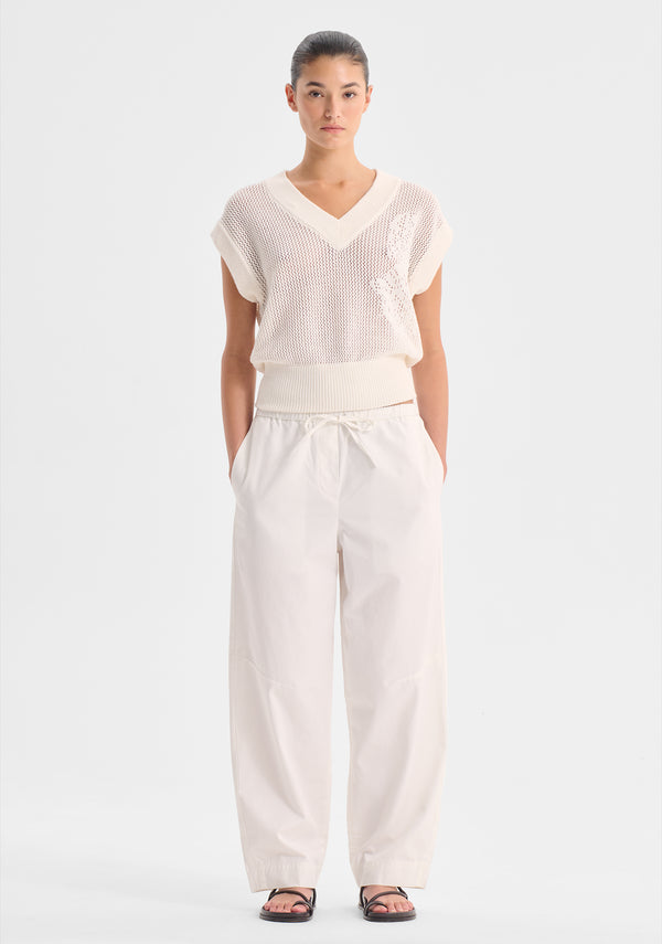 Chiara Knit Vest - White