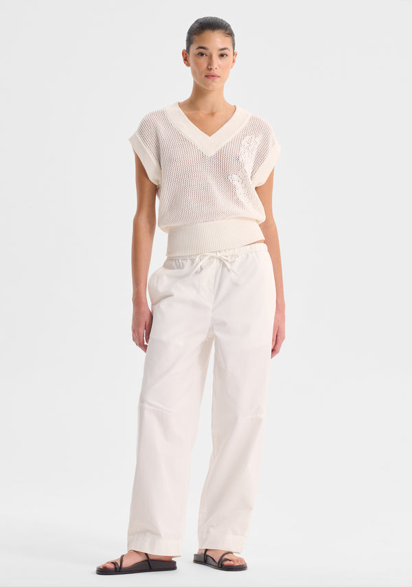 Chiara Knit Vest - White