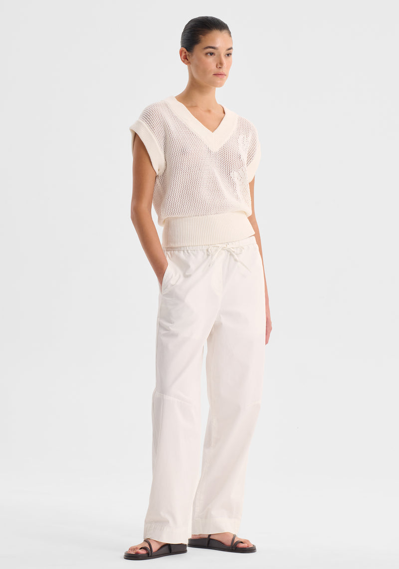 Chiara Knit Vest - White