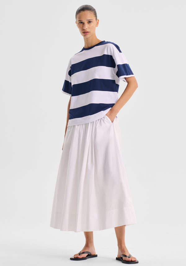 Rory Stripe Tee - Navy/White