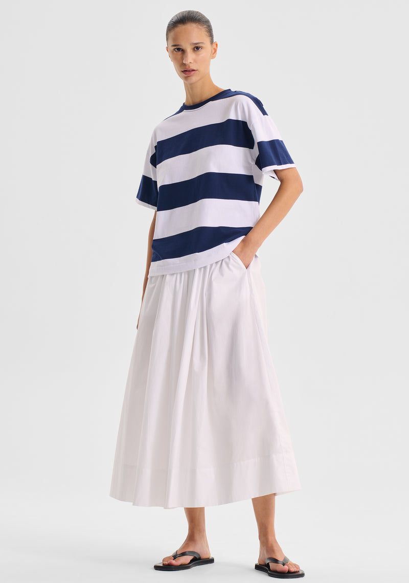 Rory Stripe Tee - Navy/White
