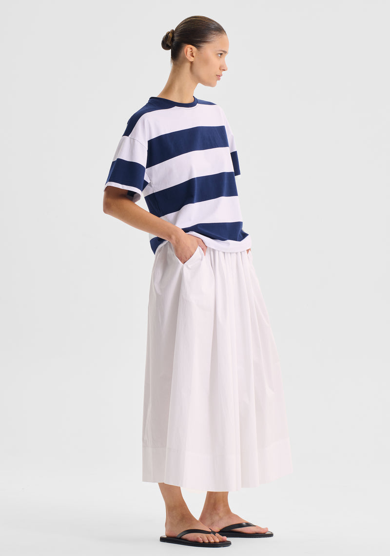 Rory Stripe Tee - Navy/White