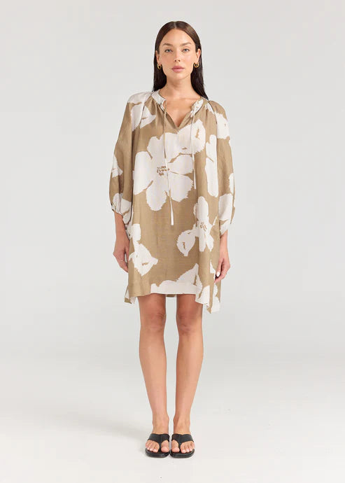 Sangria Dress - Olive Bloom