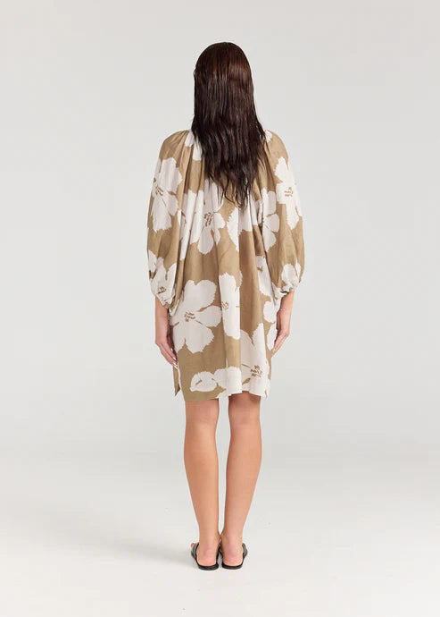 Sangria Dress - Olive Bloom