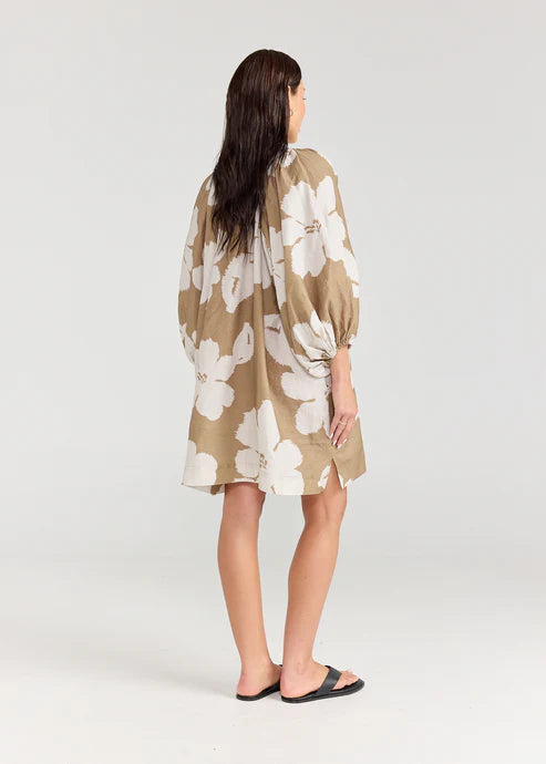 Sangria Dress - Olive Bloom