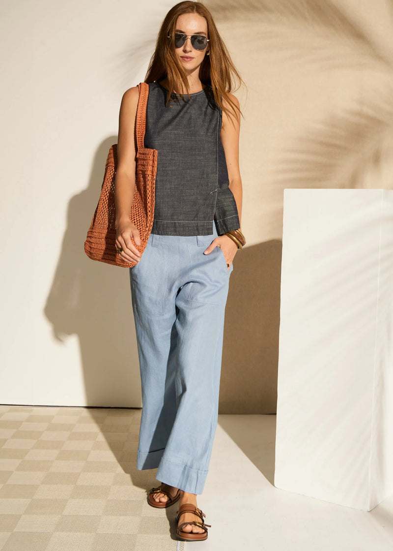 Saga Pant - Blue