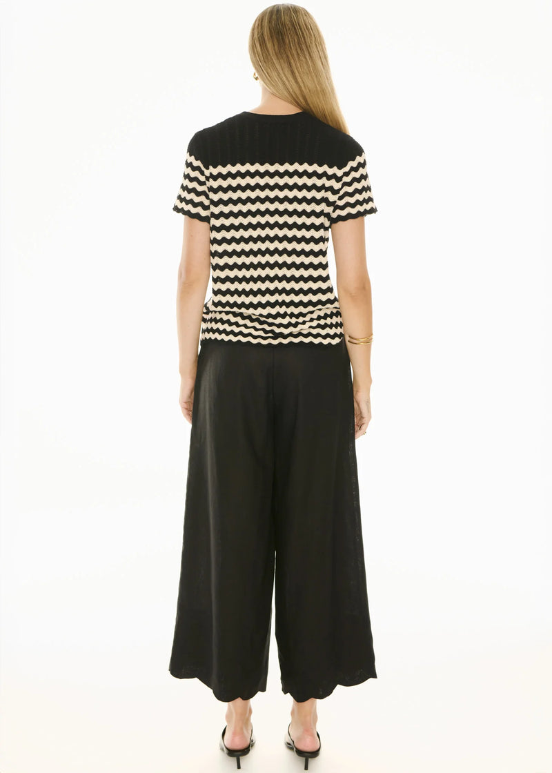 Safria Pant Scallop - Black