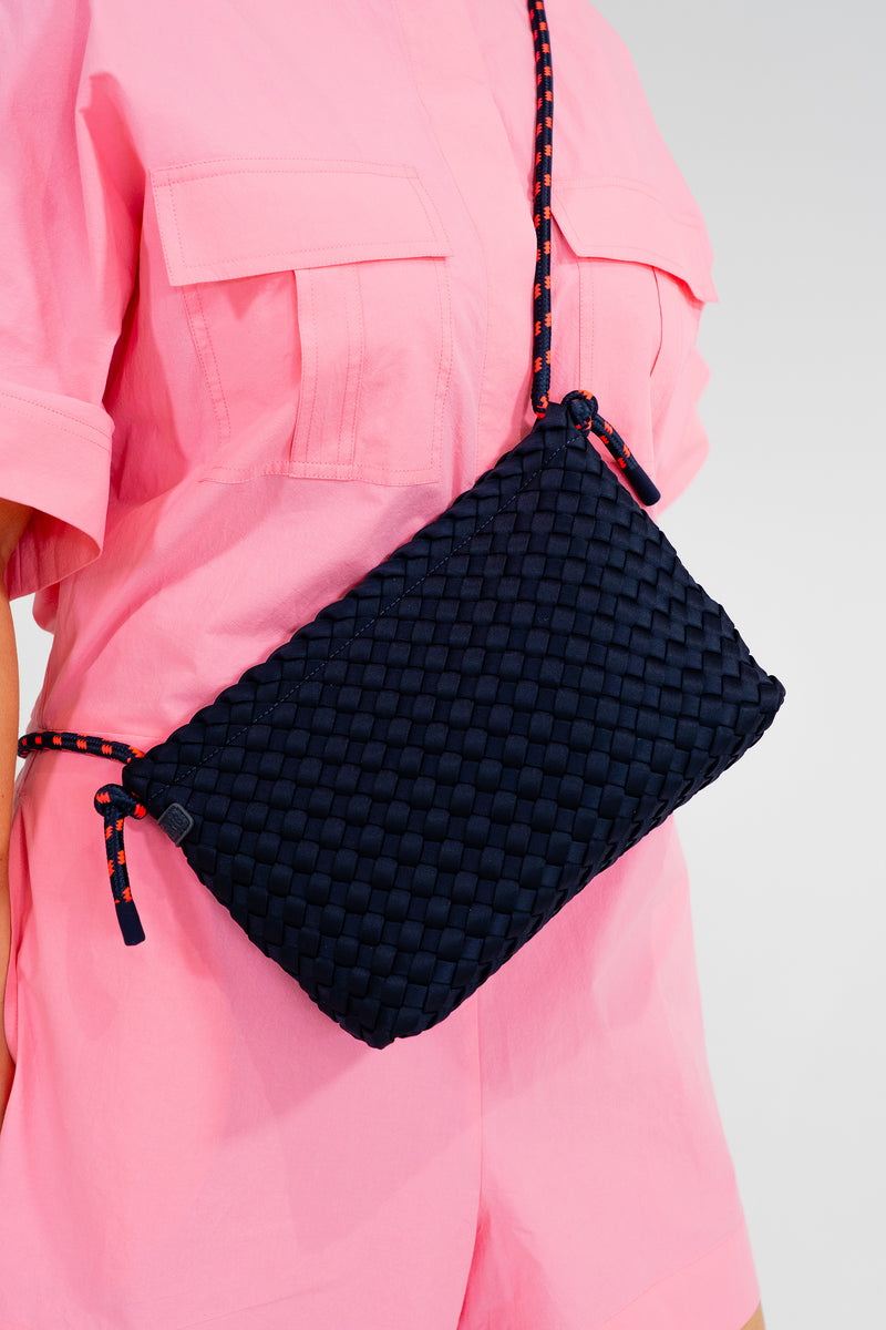 Panama Crossbody - Navy Neo Plait