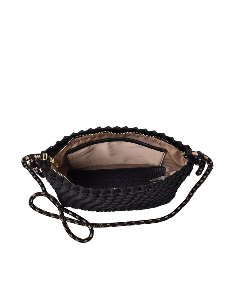 Panama Crossbody - Black Neo Plait
