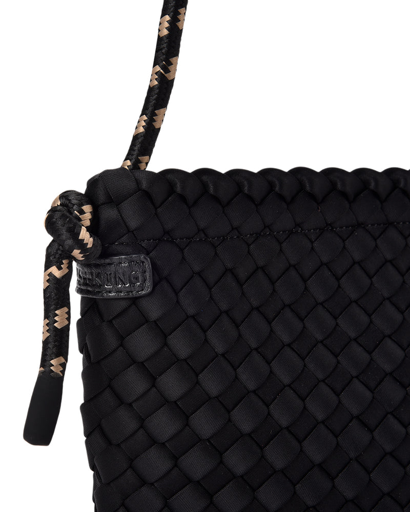 Panama Crossbody - Black Neo Plait